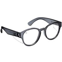 Show details for  Safety Glasses, Smoked Frame, Clear Lens, Flux Range