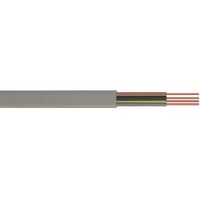 Show details for Earthsure Flat Cable with Pre-identified CPC, 1mm², 4.1mm x 10.4mm, Grey, PVC (100m Drum)
