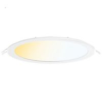 Show details for 24W LED CCT Round Panel Light, 3000K/4000K/6500K, 2620lm, White, IP44, SlimFitCS Range