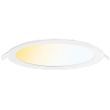 Show details for  18W Colour Switchable Downlight, 3000K/4000K/6500K, 2050lm, White, IP44, Slim-FitCS Range