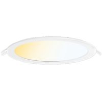 Show details for 18W Colour Switchable Downlight, 3000K/4000K/6500K, 2050lm, White, IP44, Slim-FitCS Range