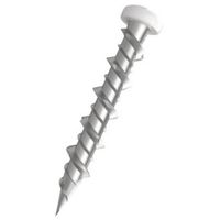 Show details for  No Plug Fixing Screw, 6.5mm x 38mm, White [Pack of 75]
