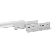 Show details for Slimline Bracket, Inward Opening, Satin Anodised Aluminium, Deedlock Range