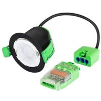 Show details for  3.5W/5W Fire Rated LED CCT Downlight, 3000K/4000K/5700K, Dimmable, IP65, X50 Range