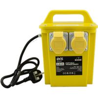 Show details for  3.3kVA Portable Tool Transformer, 2 Outlet, 110V, 1.5m Lead