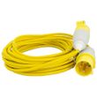 Show details for  110V Site Extension Lead, 16A, 14m, 1.5mm², Yellow