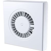 Show details for  Intermittent Axial Fan with Timer Control, 100mm, 66.96m³/h, 34dB, White