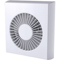 Show details for  Intermittent Axial Fan with Humidistat and Timer Control, 150mm,  176m³/h, 39dB, White
