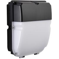 Show details for  20W/30W LED CCT Wall Pack, 3000K/4000K/6000K, 2000lm-3000lm, Black, IP65