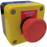 Show details for  Emergency Stop Station, Twist Release, 1NC, Plastic, IP65