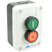 Show details for  Control Station, 2 Position, 1NO/1NC, Green/Red, Plastic, IP65