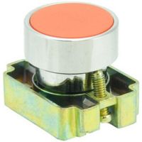 Show details for  22.5mm Flush Push Button Head and Collar, Red, Metal, IP65