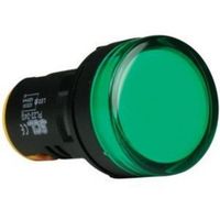 Show details for  22mm LED Pilot Lamp, Green, 24V AC/DC, IP65 [Pack of 2]