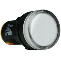 Show details for  22mm LED Pilot Lamp, White, 230V AC, IP65 [Pack of 2]