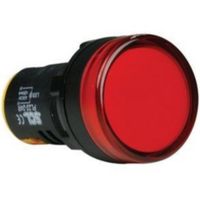 Show details for  22mm LED Pilot Lamp, Red, 230V AC, IP65 [Pack of 2]