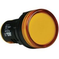 Show details for  22mm LED Pilot Lamp, Amber, 230V AC, IP65 [Pack of 2]