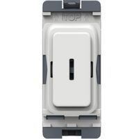 Show details for  10AX 2 Way Grid Key Switch, White