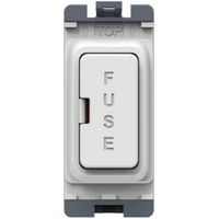 Show details for  13A Grid Fuse Unit, White