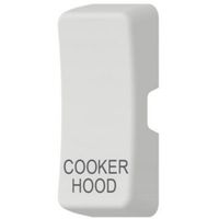 Show details for  Grid Switch Rocker Cover 'Cooker Hood', White