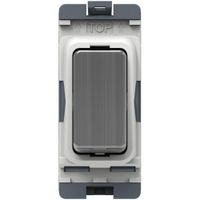 Show details for  20AX 2 Way Single Pole Retractive Grid Switch, Brushed Chrome