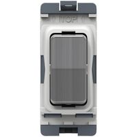 Show details for  20AX 2 Way and Centre Off Grid Switch, Brushed Chrome