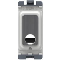 Show details for  16A Grid Flex Outlet, Brushed Chrome