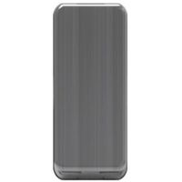 Show details for  Grid Switch Rocker Cover, Brushed Chrome