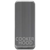 Show details for  Grid Switch Rocker Cover 'Cooker Hood', Brushed Chrome