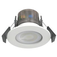 Show details for  6W Fire Rated LED Downlight, 3000K/4000K/6000K, White, IP65, Dimmable