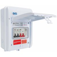 Show details for  EV Distribution Board Main Switch with RCBO and SPD/MCB, 5 Module, White, IP66