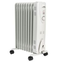 Show details for  2kW Oil Filled Radiator, 550mm x 390mm x 240mm, White, 9T Version