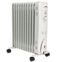 Show details for  2.5kW Oil Filled Radiator, 550mm x 460mm x 240mm, White, 11T Version