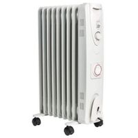 Show details for  2kW Oil Filled Radiator, 630mm x 390mm x 240mm, White, 9T Version