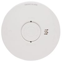 Show details for  Interconnectable Mains Optical Smoke Detector with 10 Year Rechargeable Lithium Battery Backup, White, PULSE Range