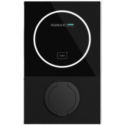 Humax 7.4kW Home EV Charger, Type 2 Socket, 1 Outlet, Black, IP54, MX7 Range