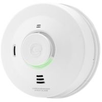Show details for  Mains Powered Carbon Monoxide and Heat Alarm with 10 Year Sealed Battery, 85dB, White