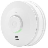 Show details for  Mains Powered Heat Alarm with Replaceable Battery, 85dB, White