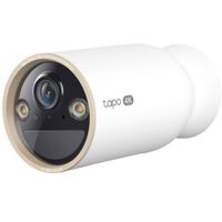 Show details for 4K Battery Powered Outdoor Security Camera, White, IP66, Tapo Range