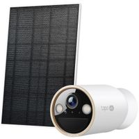 Show details for  4K Solar Powered Security Camera Kit, White, IP66, Tapo Range