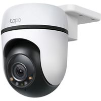 Show details for 1080P Outdoor Pan/Tilt Security WiFi Camera, White, IP65, Tapo Range