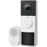 Show details for 2K Video Doorbell Camera, White, IP65, Tapo Range
