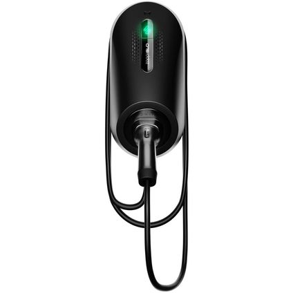 myenergi 7kW Zappi GLO EV Charging Unit, Type 2, 6.5m Tethered Lead, Mode 3, IP65, Black