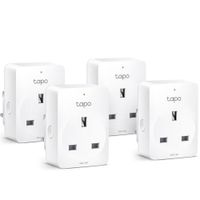 Show details for  13A Mini Smart Energy Monitoring Wi-Fi Socket, Tapo Range [Pack of 4]