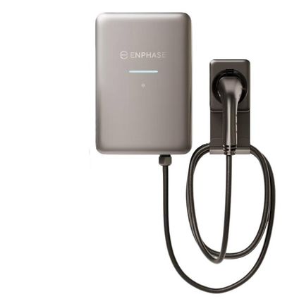 Enphase 7.4kW EV Charger, Type 2 Tethered, 7.5m, Grey, IP55, IQ Range