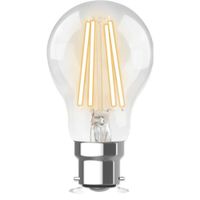 Show details for  7W LED GLS Lamp, B22, 2700K, Non-Dimmable, Clear