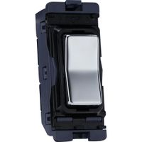 Show details for  20AX 2 Way and Centre Off Grid Switch, Polished Chrome