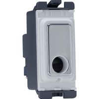 Show details for  16A Grid Flex Outlet, Polished Chrome