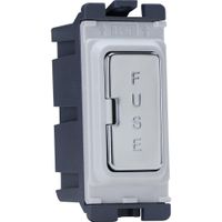 Show details for  13A Grid Fuse Unit, Polished Chrome