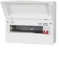 Show details for 100A Main Switch Consumer Unit, 12 Way, Steel, White