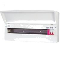 Show details for  100A Main Switch Consumer Unit with SPD, 21 Way, Steel, White
